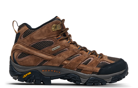Men's Moab 2 Mid Waterproof Wide Width Hiking Boots | Merrell